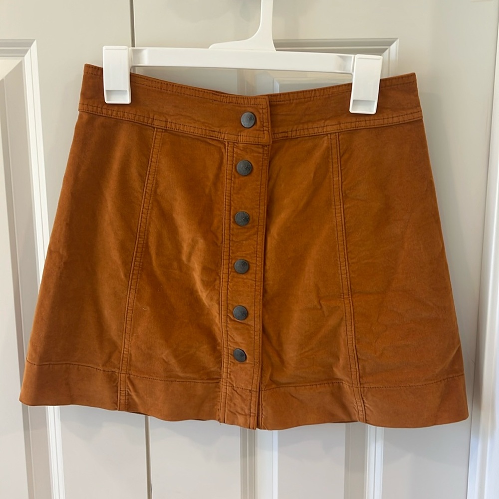 Madewell Corduroy mini skirt